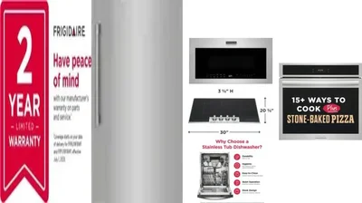 6 Piece Package Includes Refrigerator, Freezer, Cooktop, Wall Oven, Microwave And Dishwasher