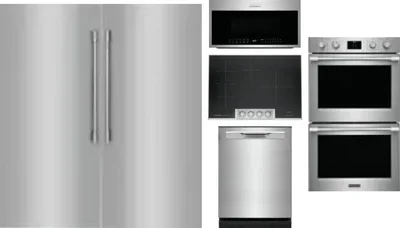 6 Piece Package Includes Refrigerator, Freezer, Cooktop, Wall Oven, Microwave And Dishwasher
