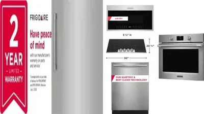 6 Piece Package Includes Refrigerator, Freezer, Cooktop, Wall Oven, Microwave And Dishwasher