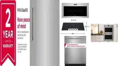 6 Piece Package Includes Refrigerator, Freezer, Cooktop, Wall Oven, Microwave And Dishwasher