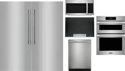 6 Piece Package Includes Refrigerator, Freezer, Cooktop, Wall Oven, Microwave And Dishwasher