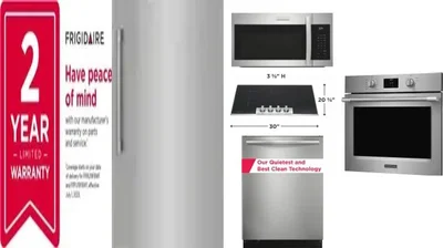 6 Piece Package Includes Refrigerator, Freezer, Cooktop, Wall Oven, Microwave And Dishwasher