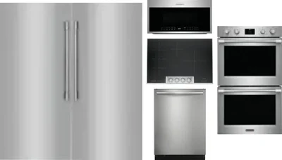 6 Piece Package Includes Refrigerator, Freezer, Cooktop, Wall Oven, Microwave And Dishwasher