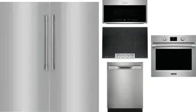 6 Piece Package Includes Refrigerator, Freezer, Cooktop, Wall Oven, Microwave And Dishwasher