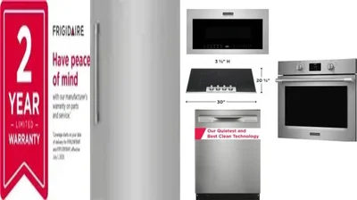 6 Piece Package Includes Refrigerator, Freezer, Cooktop, Wall Oven, Microwave And Dishwasher