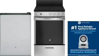 3 Piece Package Includes Refrigerator, Range And Dishwasher