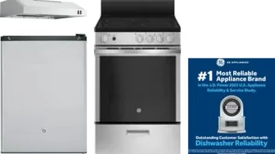 4 Piece Package Includes Refrigerator, Range, Hood And Dishwasher