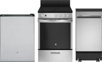 3 Piece Package Includes Refrigerator, Range And Dishwasher