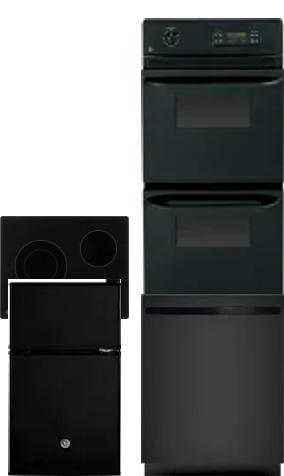 4 Piece Package Includes Refrigerator, Cooktop, Wall Oven And Dishwasher