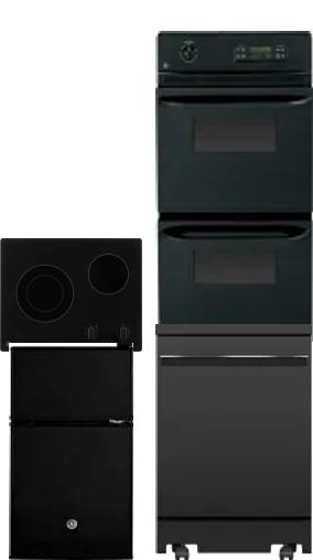 4 Piece Package Includes Refrigerator, Cooktop, Wall Oven And Dishwasher
