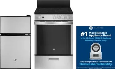 3 Piece Package Includes Refrigerator, Range And Dishwasher