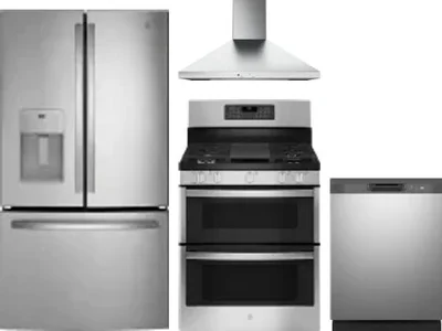 4 Piece Package Includes Refrigerator, Range, Hood And Dishwasher