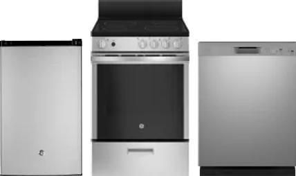3 Piece Package Includes Refrigerator, Range And Dishwasher