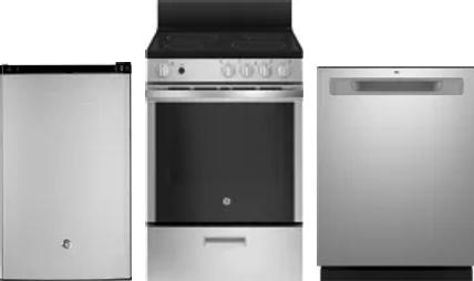 3 Piece Package Includes Refrigerator, Range And Dishwasher