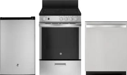 3 Piece Package Includes Refrigerator, Range And Dishwasher