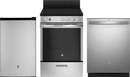 3 Piece Package Includes Refrigerator, Range And Dishwasher