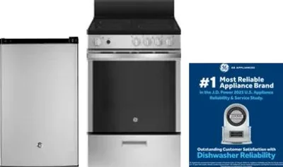 3 Piece Package Includes Refrigerator, Range And Dishwasher