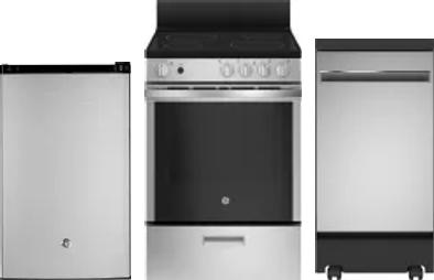 3 Piece Package Includes Refrigerator, Range And Dishwasher