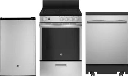 3 Piece Package Includes Refrigerator, Range And Dishwasher
