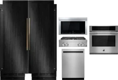 6 Piece Package Includes Refrigerator, Freezer, Cooktop, Wall Oven, Microwave And Dishwasher