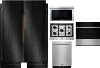 6 Piece Package Includes Refrigerator, Freezer, Cooktop, Wall Oven, Microwave And Dishwasher