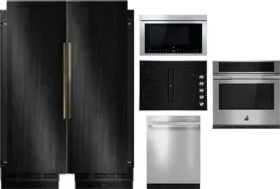 6 Piece Package Includes Refrigerator, Freezer, Cooktop, Wall Oven, Microwave And Dishwasher