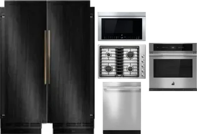 6 Piece Package Includes Refrigerator, Freezer, Cooktop, Wall Oven, Microwave And Dishwasher