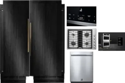 6 Piece Package Includes Refrigerator, Freezer, Cooktop, Wall Oven, Microwave And Dishwasher