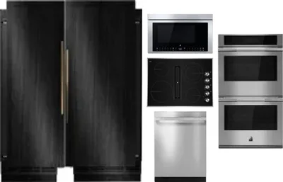 6 Piece Package Includes Refrigerator, Freezer, Cooktop, Wall Oven, Microwave And Dishwasher