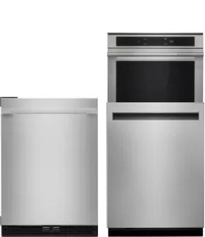 4 Piece Package Includes Refrigerator, Cooktop, Wall Oven And Dishwasher