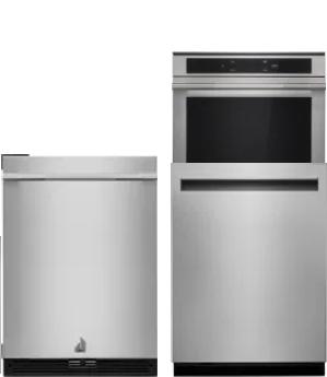 4 Piece Package Includes Refrigerator, Cooktop, Wall Oven And Dishwasher