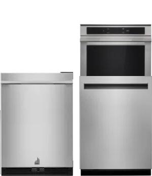 4 Piece Package Includes Refrigerator, Cooktop, Wall Oven And Dishwasher