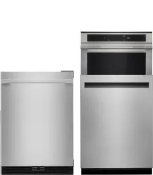 4 Piece Package Includes Refrigerator, Cooktop, Wall Oven And Dishwasher