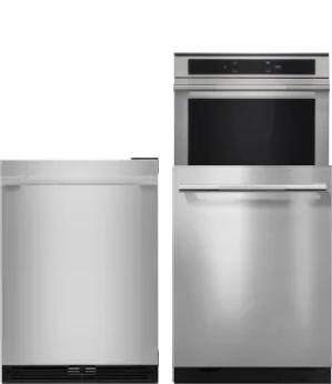 4 Piece Package Includes Refrigerator, Cooktop, Wall Oven And Dishwasher