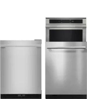 4 Piece Package Includes Refrigerator, Cooktop, Wall Oven And Dishwasher