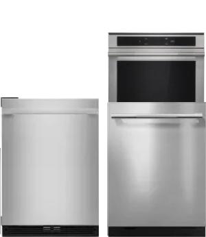 4 Piece Package Includes Refrigerator, Cooktop, Wall Oven And Dishwasher