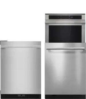 4 Piece Package Includes Refrigerator, Cooktop, Wall Oven And Dishwasher