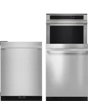 4 Piece Package Includes Refrigerator, Cooktop, Wall Oven And Dishwasher