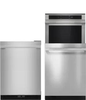 4 Piece Package Includes Refrigerator, Cooktop, Wall Oven And Dishwasher
