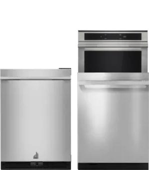 4 Piece Package Includes Refrigerator, Cooktop, Wall Oven And Dishwasher
