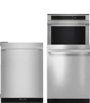 4 Piece Package Includes Refrigerator, Cooktop, Wall Oven And Dishwasher
