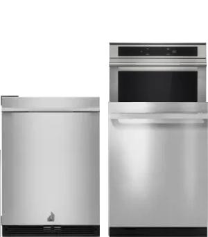 4 Piece Package Includes Refrigerator, Cooktop, Wall Oven And Dishwasher