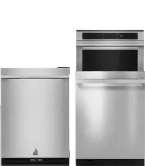 4 Piece Package Includes Refrigerator, Cooktop, Wall Oven And Dishwasher