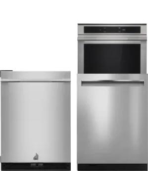 4 Piece Package Includes Refrigerator, Cooktop, Wall Oven And Dishwasher