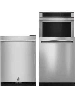 4 Piece Package Includes Refrigerator, Cooktop, Wall Oven And Dishwasher