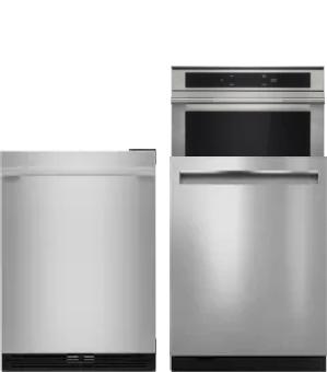 4 Piece Package Includes Refrigerator, Cooktop, Wall Oven And Dishwasher