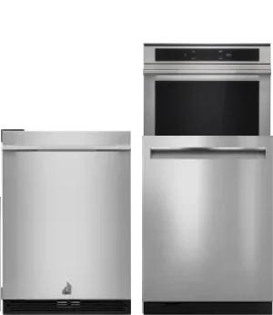 4 Piece Package Includes Refrigerator, Cooktop, Wall Oven And Dishwasher