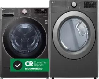 Side by Side Washer & Dryer Set