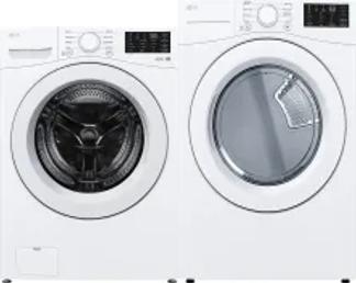 Side by Side Washer & Dryer Set