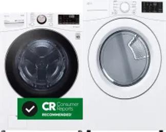 Side by Side Washer & Dryer Set